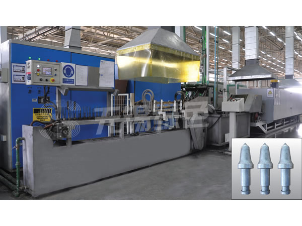 Pick brazing furnace production line