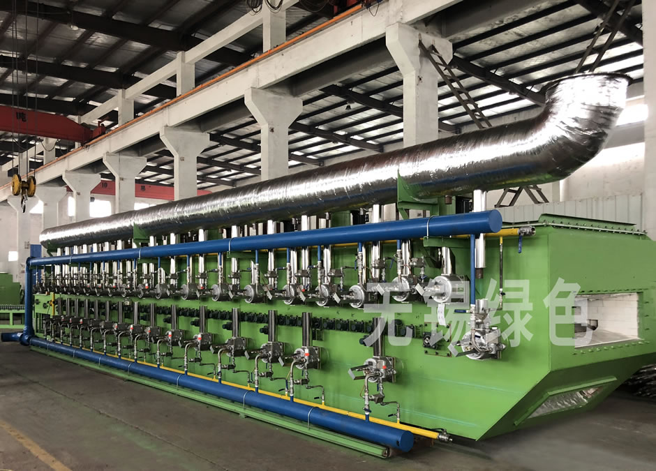 燃气加热托辊网带式淬火炉